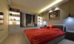 保利香雪102平现代风格家庭卧室装潢设计图片