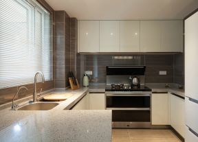 北大资源博雅97平欧式风格家庭厨房装修图片