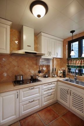 266平美式风格厨房橱柜设计图一览