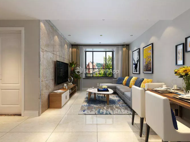金色米兰140平米现代客厅装修设计效果图