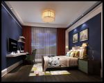 中式风格250平别墅卧室装修效果图片大全