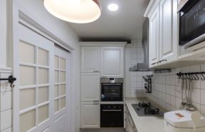 滨江凯旋门169平米三居室现代北欧风格厨房装修设计效果图