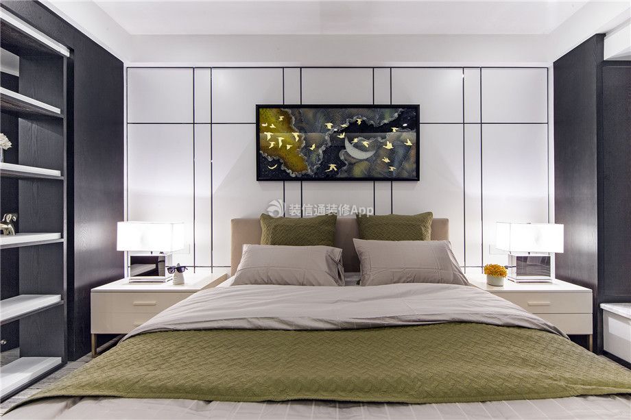 欧洲新城现代220平复式卧室装修案例