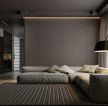 东成凯亚国际160平米四居室极简客厅沙发装修设计效果图