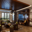 西屋国际100平新中式风格客厅装修效果图