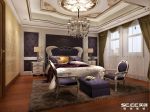 孔雀城英国宫350平新古典风格卧室装修效果图