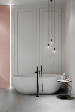 孔望尚府248平米四居室现代浴缸装修设计效果图