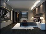 金色海岸世纪现代148平四居室卧室装修案例