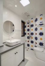 跨湖家园90平米二居室现代卫生间装修设计效果图