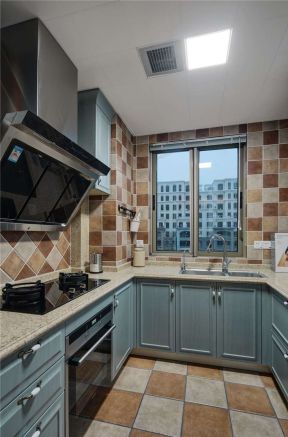 康城国际美式82平二居室厨房装修案例