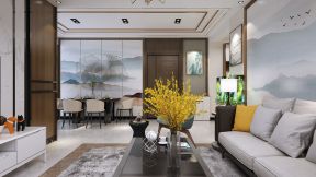  新中式客厅装饰效果图 新中式客厅装修大全