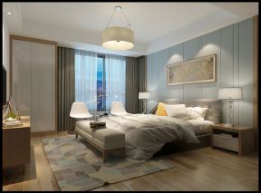 碧桂园天誉北欧120平三居室卧室装修案例