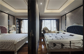 熙龙湾168平米四居欧式风格次卧室设计图