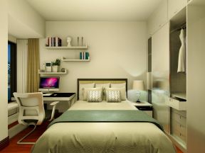 现代风格120平米三居室卧室装修效果图片鉴赏