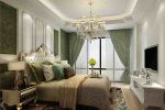 东亚五环国际90平欧式风格卧室装修效果图
