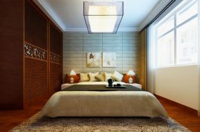 现代城150平中式风格卧室装修图