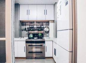 紫晶首府98平米三居室北欧风格厨房装修设计效果图