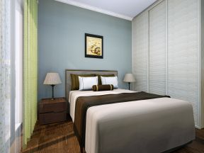 现代风格89平米两居室卧室装修效果图片鉴赏