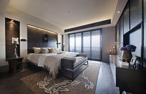 汇尊国际欧式110平三居室卧室装修案例