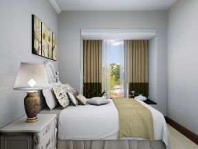 欧式风格85平两居室卧室装修效果图片欣赏