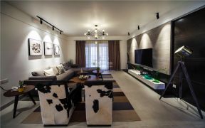 樵山明珠200平米四居室欧式客厅装修设计效果图
