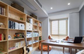 银联花园日式70平二居室书房装修案例