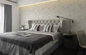 锦绣满堂花园港式98平二居室卧室装修案例