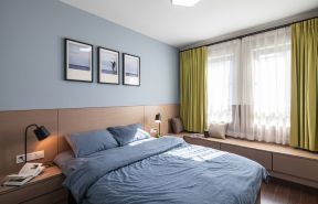 恒盛鼎城圣都汇现代简约87平二居室卧室装修案例
