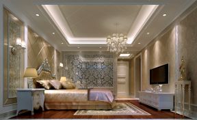欧式风格200平四居室卧室装修效果图片欣赏