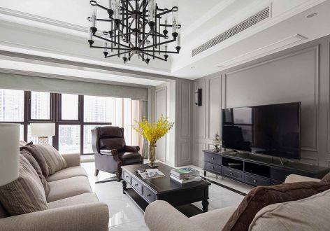 海上海新城美式97平二居室装修案例