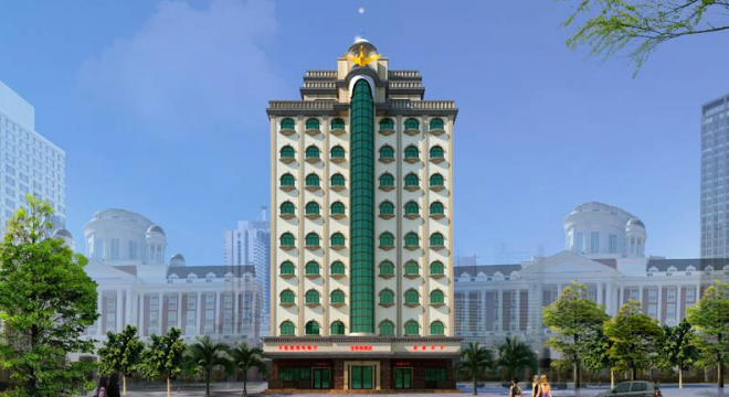宝林阁酒店10000平米现代风格装修效果图