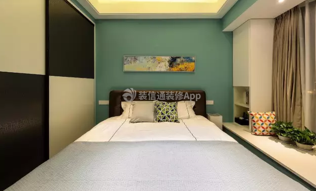 95平米现代风格三居室卧室装修效果图片大全