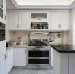 润龙家园91平米三居室新中式风格厨房装修设计效果图
