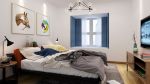 天娇园北欧74平二居室卧室装修案例