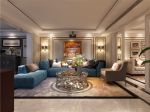 中海悦墅别墅300平美式客厅沙发装修效果图
