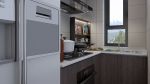 东洲家园北欧90平二居室厨房装修案例