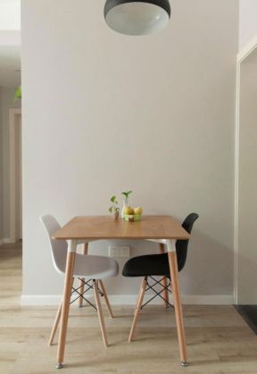 紫竹庵胡同现代简约60平一居室餐厅装修案例