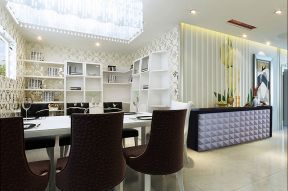 双合家园130平现代风格餐厅装修效果图