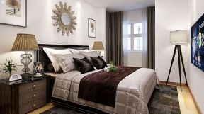 汇金世界城现代简约97平二居室卧室装修案例
