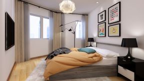 远洋新仕界北欧74平二居室卧室装修案例