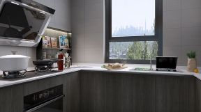 金达园新中式88平二居室厨房装修案例