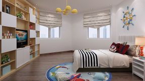 首开国风美唐地中海82平二居室卧室装修案例