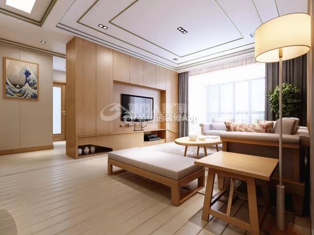 优山美地130平米三居室现代简约客厅装修设计效果图