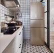 50平欧式风格两室一厅厨房地板砖装修图片