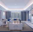 海丰凤凰新城165平米四居室欧式客厅装修设计效果图