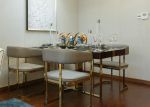 时尚混搭风格家庭餐厅桌椅装修布置效果图片2023