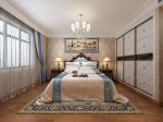 东城逸家158平美式风格卧室衣柜设计图片