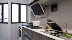 双惠苑现代简约78平二居室厨房装修案例