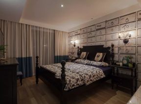 富锦家园美式80平二居室卧室装修案例
