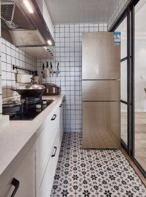欧式厨房装修效果图片 厨房地板砖效果图 